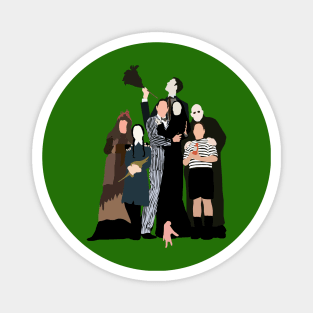 Minimalist Addams Family Magnet